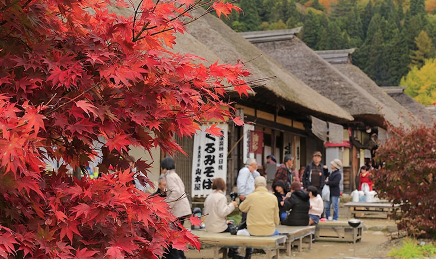 大內宿江戶時代茅草屋聚落