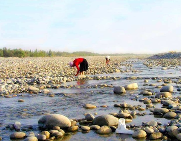 白玉河淘和田玉